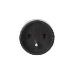 Female socket 2 poles + E 16A 250V Black