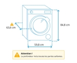 Wasmachine iQ500 vrijstaand 9kg, 1400 tr / min., iQdrive, mid Led-display, antivlekken, varioSpeed,