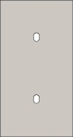 Double cover plate, vertical 71 mm centre distance, for two single switching functions, Niko Toggle